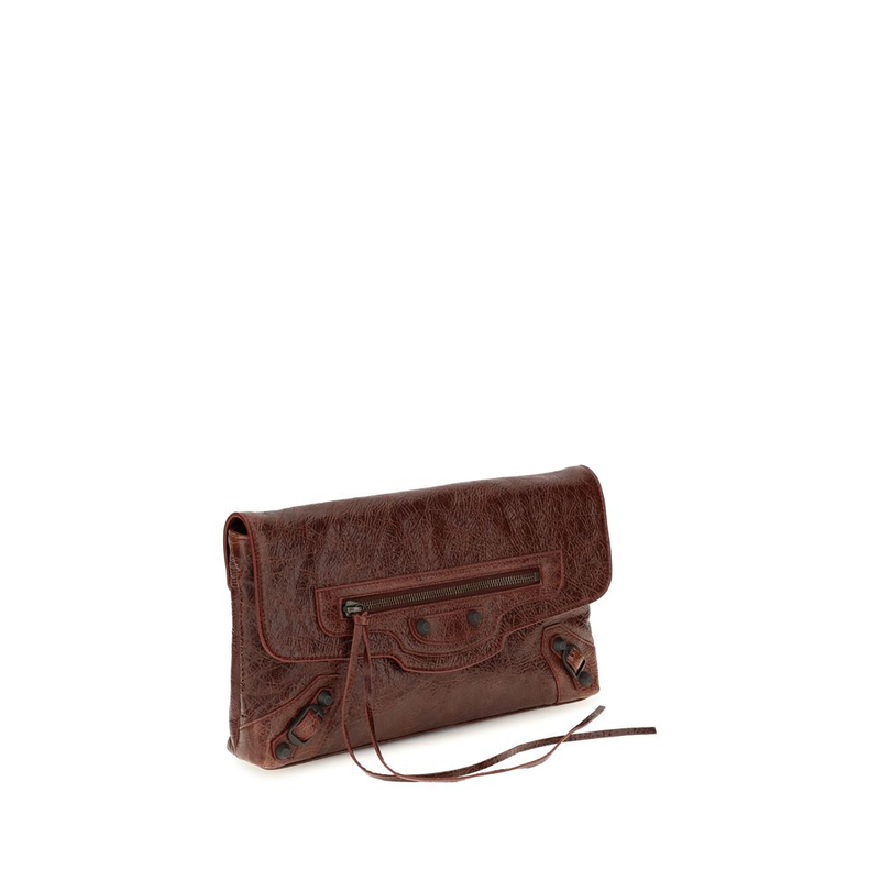 Bordeaux lamb ovis aries aries clutch bag-null