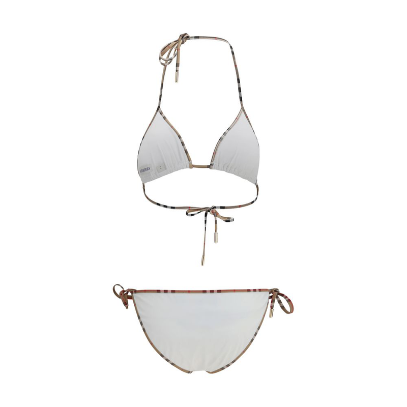 White polyamide bikini-null
