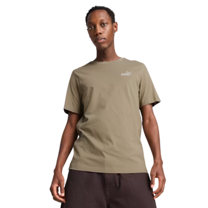 Puma essentials small no. 1 logo tee men t-shirt khaki 682535-83-null