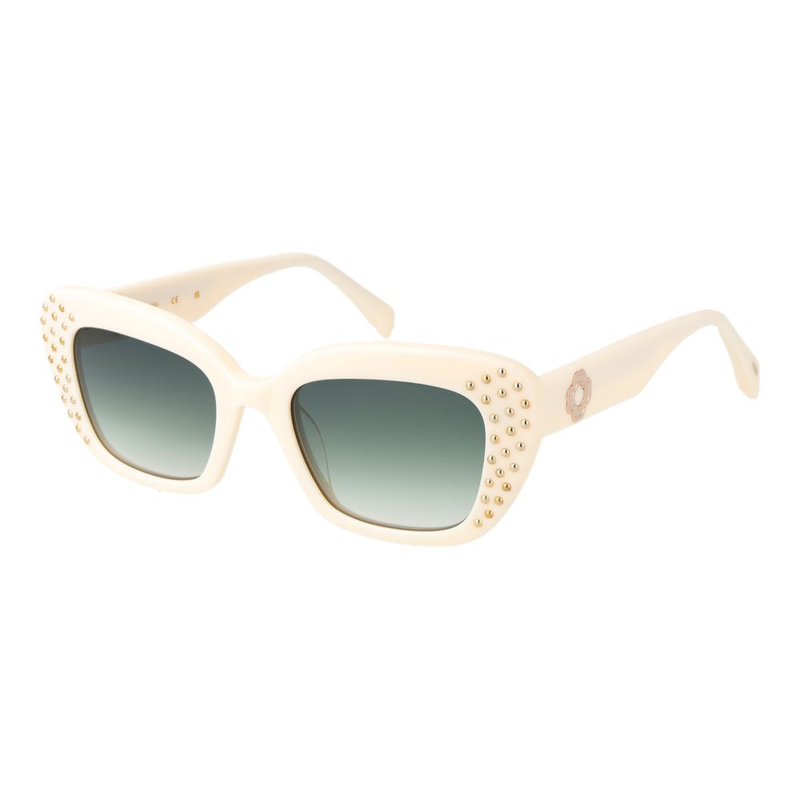 Beige acetate sunglasses-null