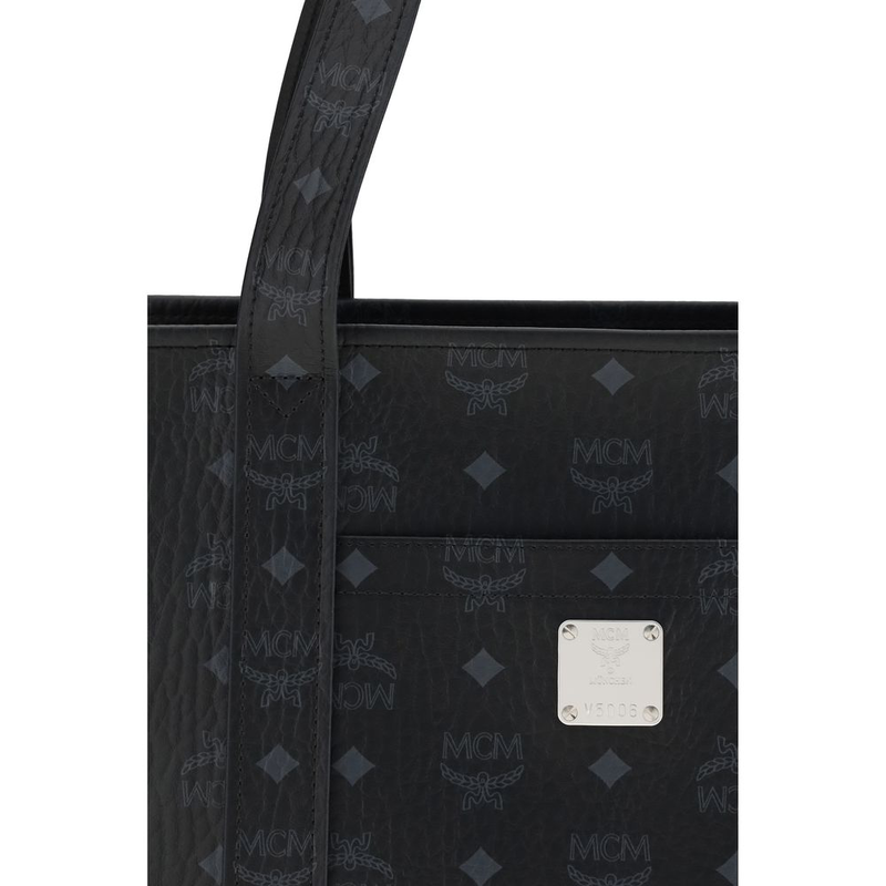 Black fabric shoulder bag-null