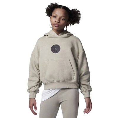 Nike jordan jdg wj psg pullover hoodie 23, Stone, medium