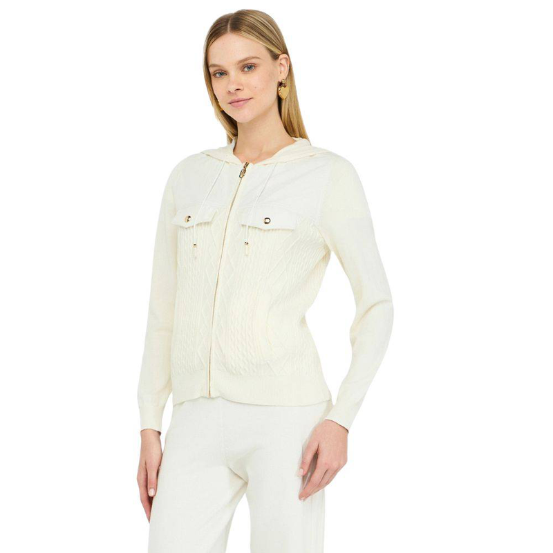 Liu Jo loose knitted crew top-null