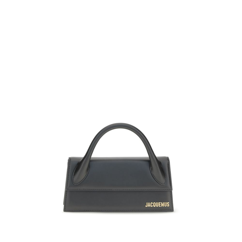 Black calf leather bos taurus handbag-null