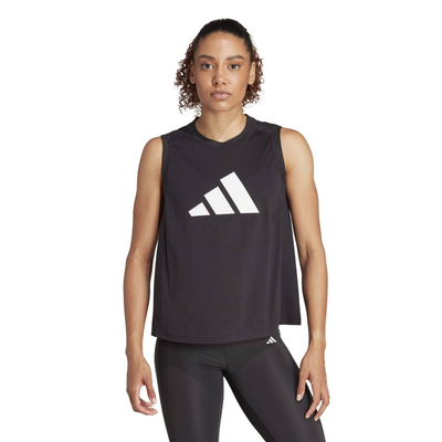 Tr-es logo tank, Black, medium