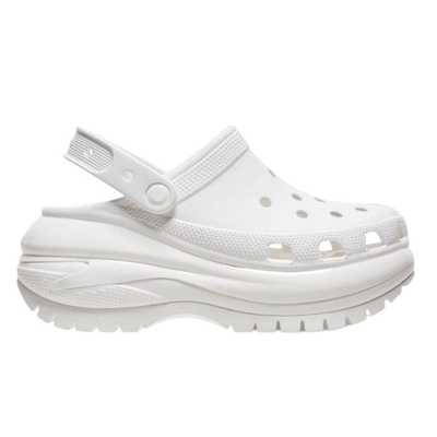 Mega crush clog, White, medium