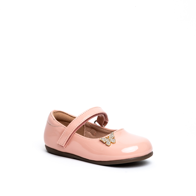 Miss belgini girls ballerinas shoes with butterfly detail-null