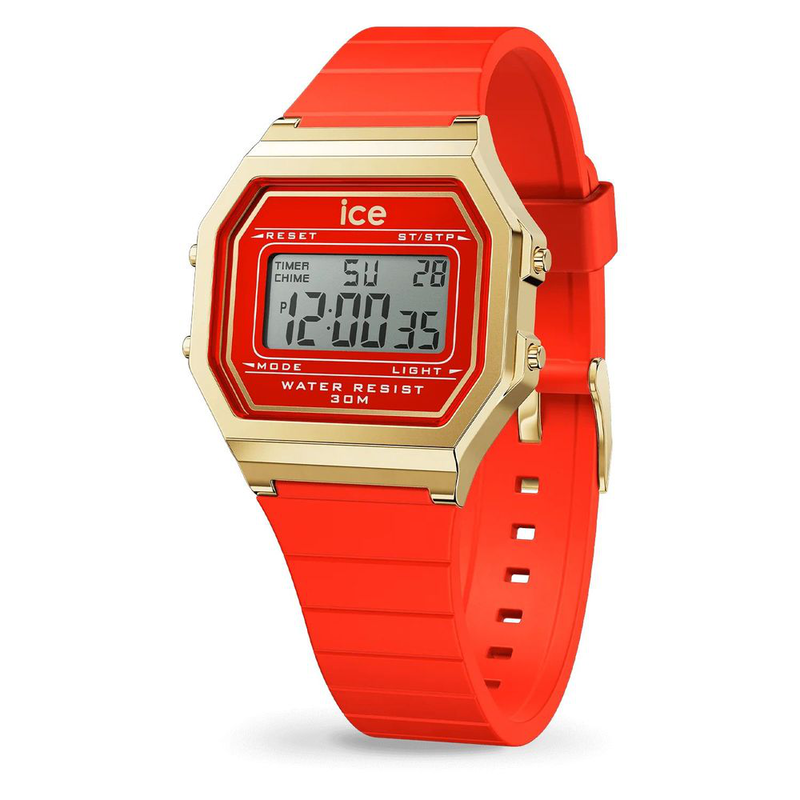 Multicolor synthetic digital watch-null
