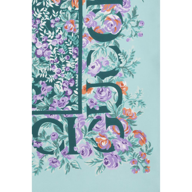 Multicolor silk scarf-null