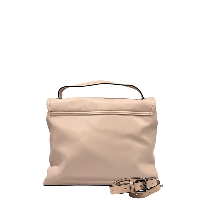 Pink pu women handbag-null
