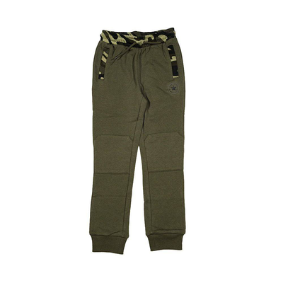Youth knee patch jogger, Army Green, medium