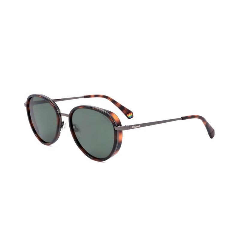 Brown metal sunglasses-null