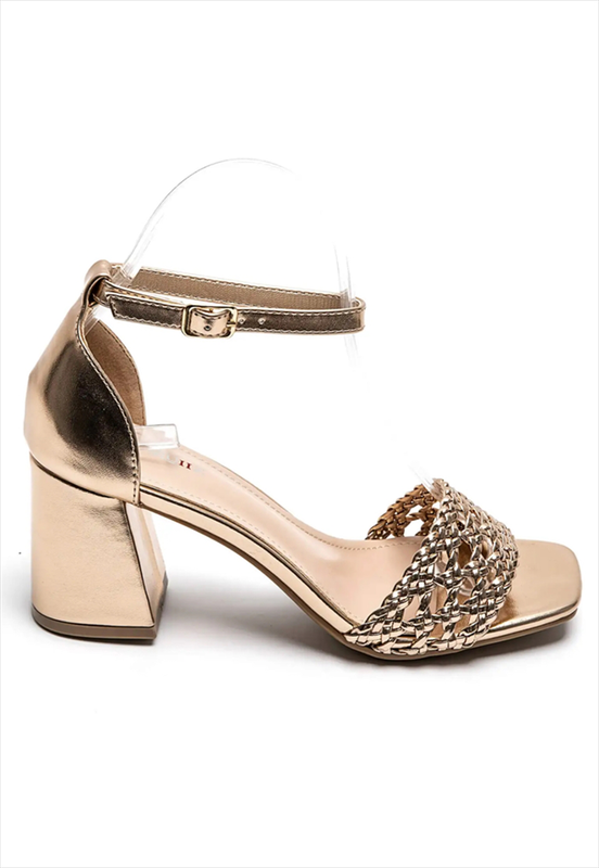 Sandal mid block heel-null