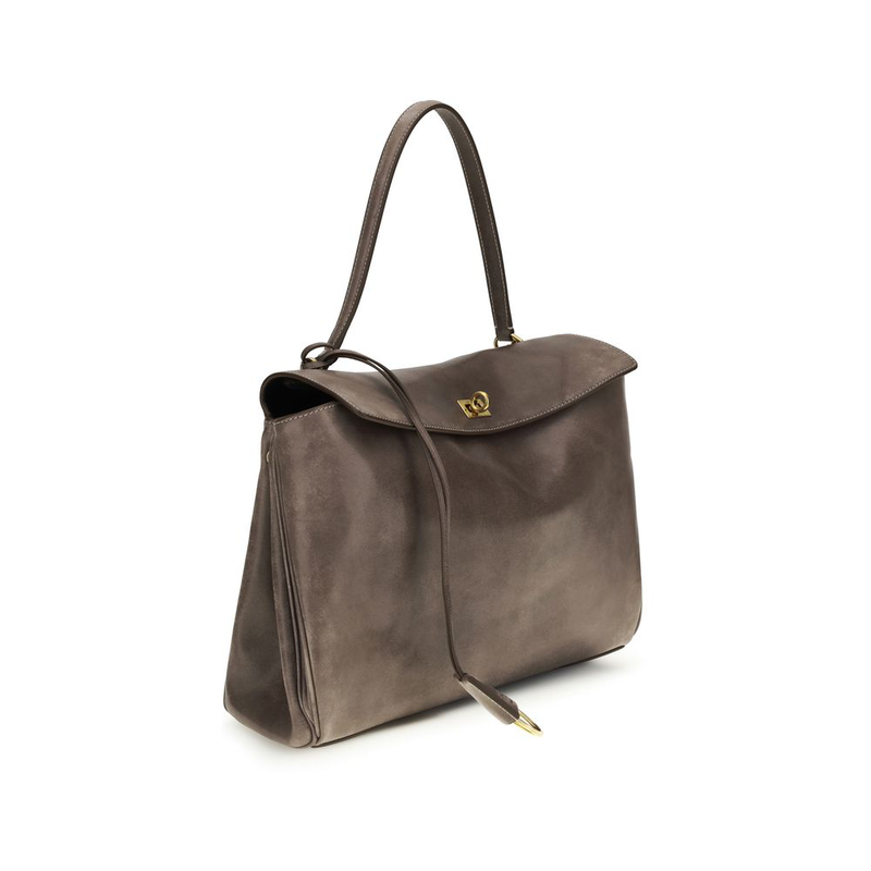 Gray lamb ovis aries aries shoulder bag-null