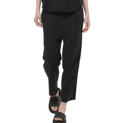 Women's natural dye slub beach crop pants