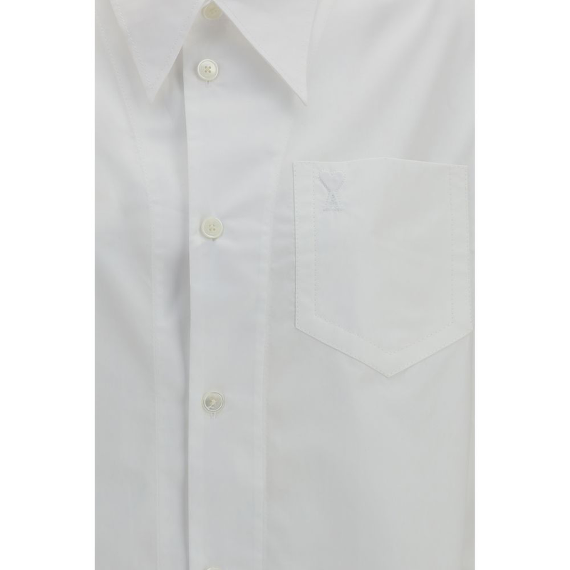 White cotton dress shirt-null