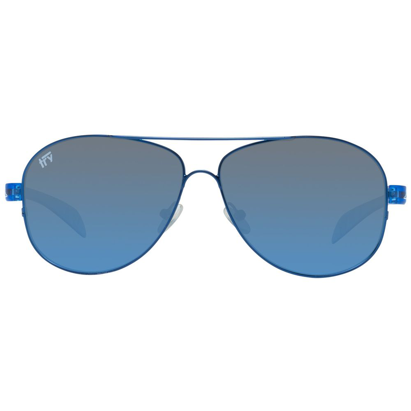 Blue metal sunglasses-null