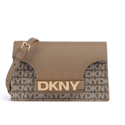 Avril wallet clutch, Shitake, medium