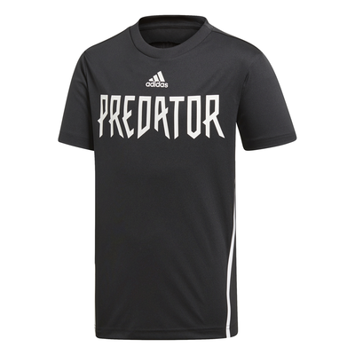 Adidas kids boys football clothing predator jersey black dv1331, Black, medium