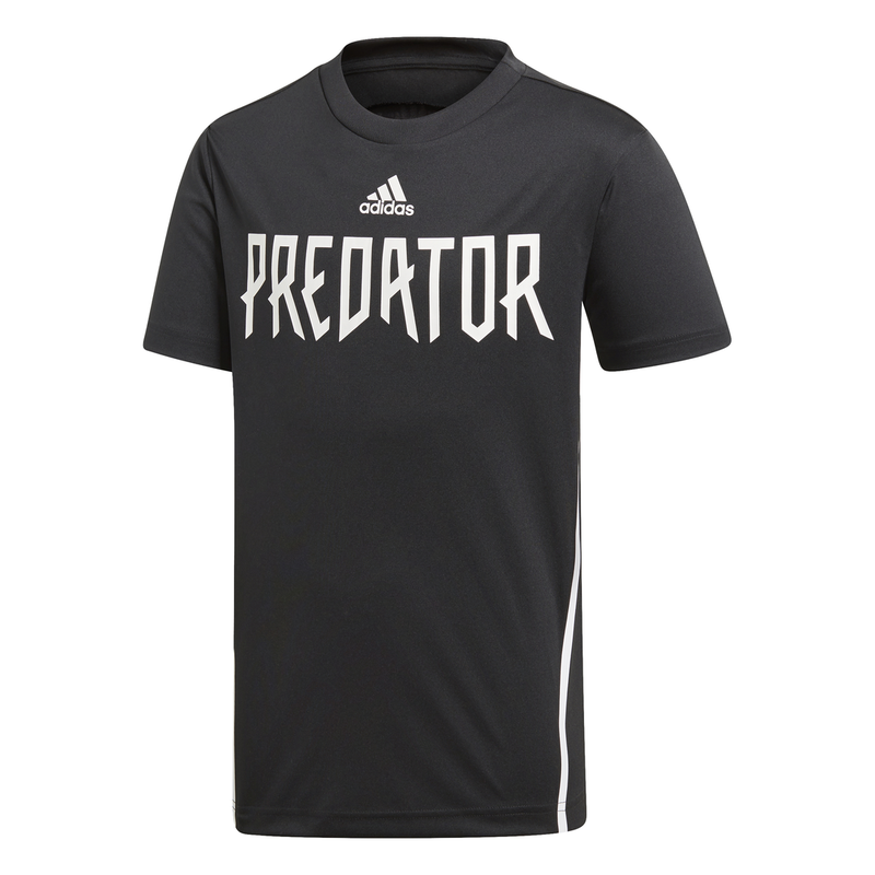 Adidas kids boys football clothing predator jersey black dv1331-null
