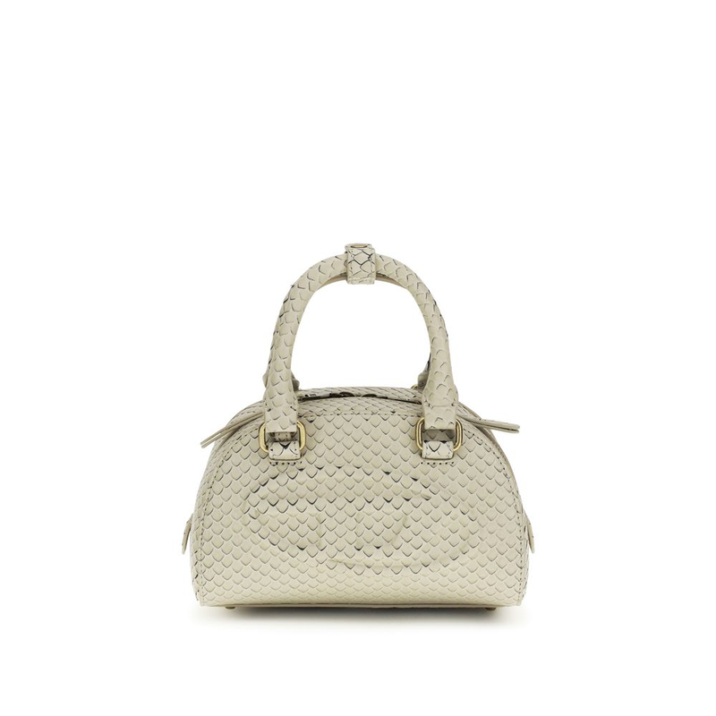 Beige calf leather bos taurus handbag-null