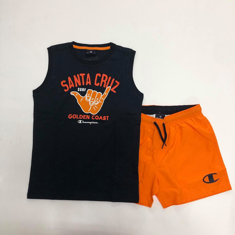 Champion kids boys clothing swimwear set navy 305279-bs501 image number null
