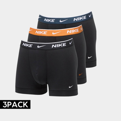 Every day cotton stretch trunk 3 pack, Black, medium