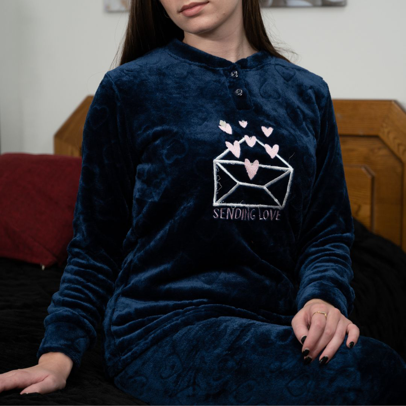 Womens thick velvet pajamas #2555 image number null
