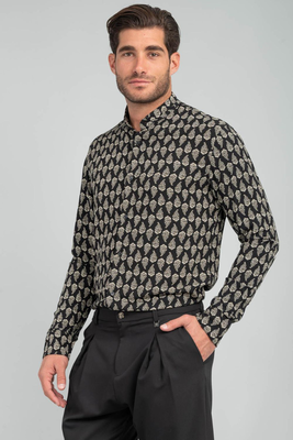 Vittorio shirt, Black, medium