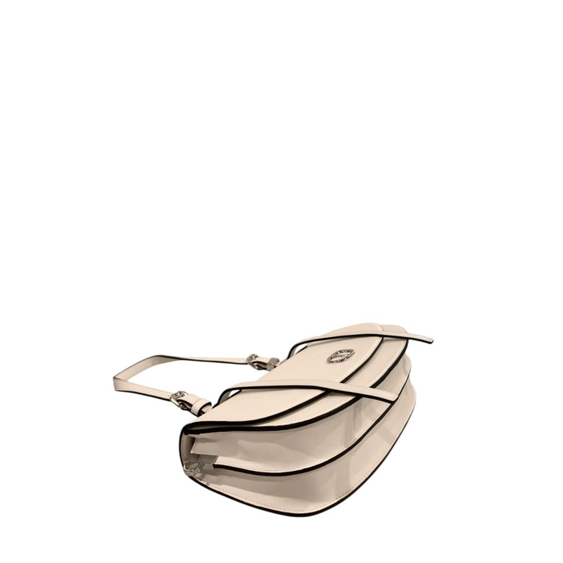 White pu women shoulder bag-null
