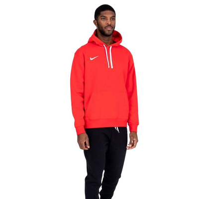 Park 20 fleece pullover hoodie, University Red / White, medium