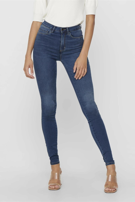 Only royal skinny jeans, Darkblue, medium