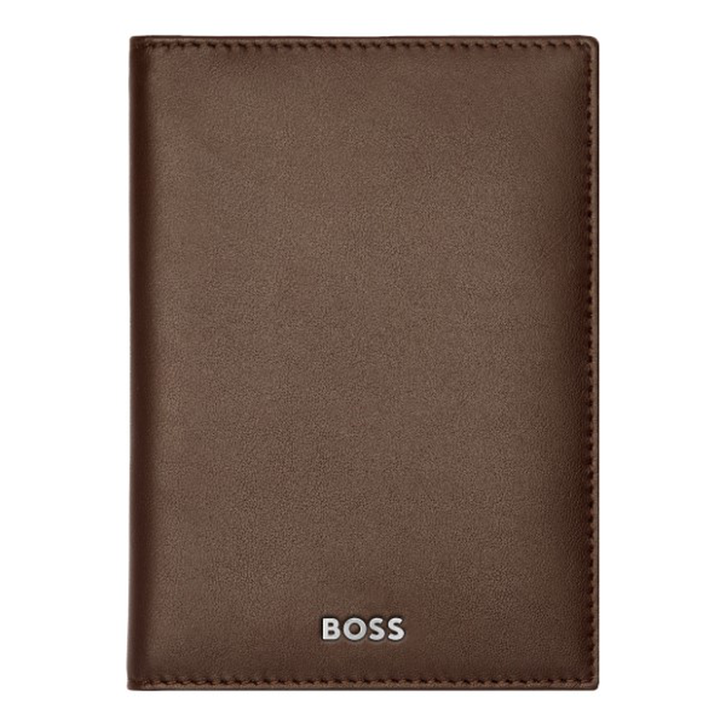 Product image: Boss passport holder classic smooth brown-null