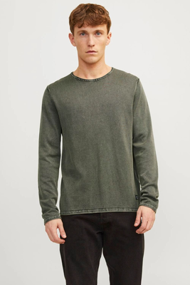 Jack & jones leo knitwear, Olive, medium