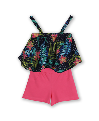 Nek kids wear girls short set multi 31325-246