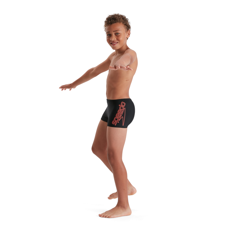 Speedo boys boom logo placement aquashort (12406-b441)-null