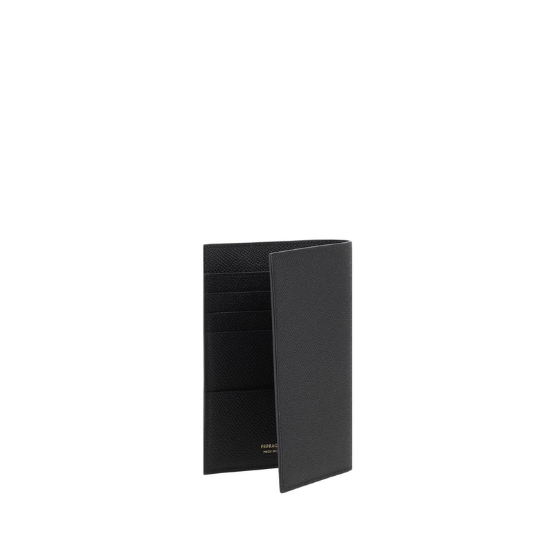 Black calf leather bos taurus wallet-null
