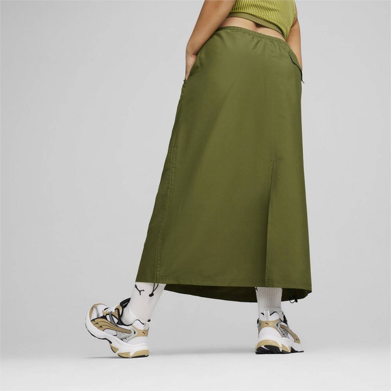 Dare to midi woven skirt image number null