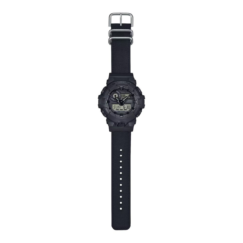 Black resin sport watch-null
