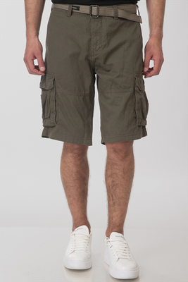Rebase regular fit cargo shorts, Kkhaki, medium