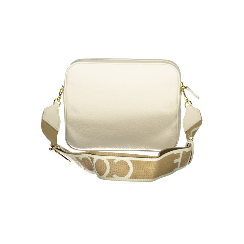 White leather handbag-null