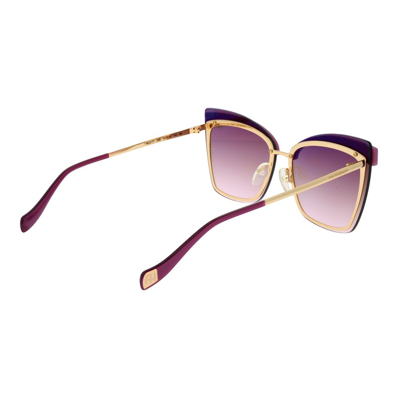 Purple metal sunglasses-null