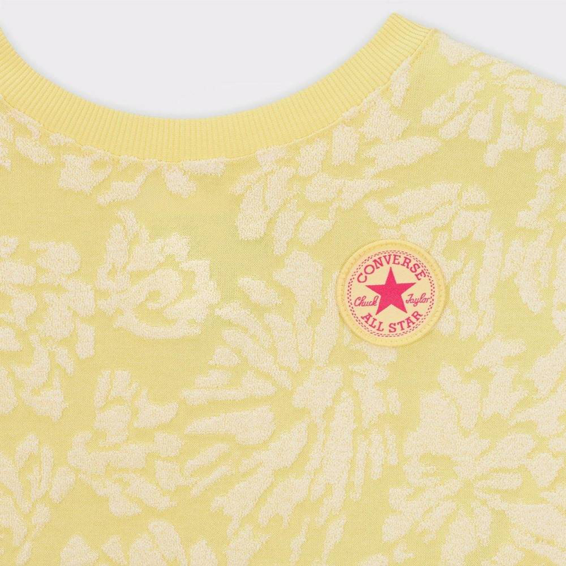 Big kids CNVG floral jacquard dolman tee image number null