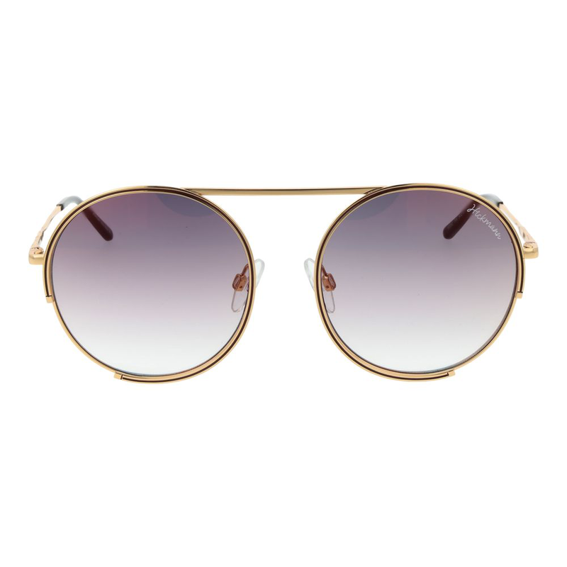 Gold metal sunglasses-null
