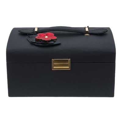 Θήκη κοσμημάτων davidts μαύρο/κόκκινο 333159-14, Black/red, medium