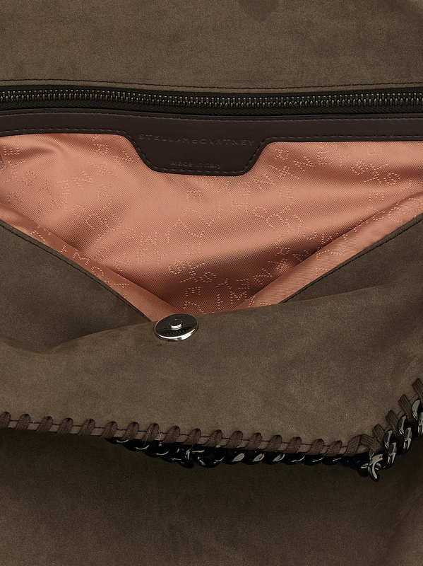 Gray polyamide handbag-null