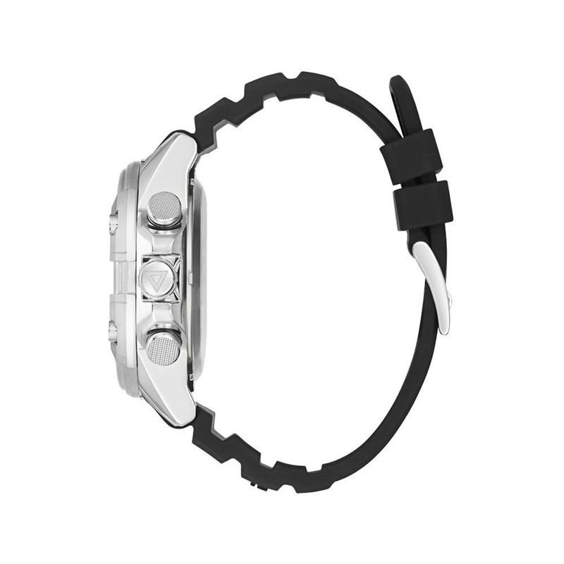 Black synthetic sport watch-null
