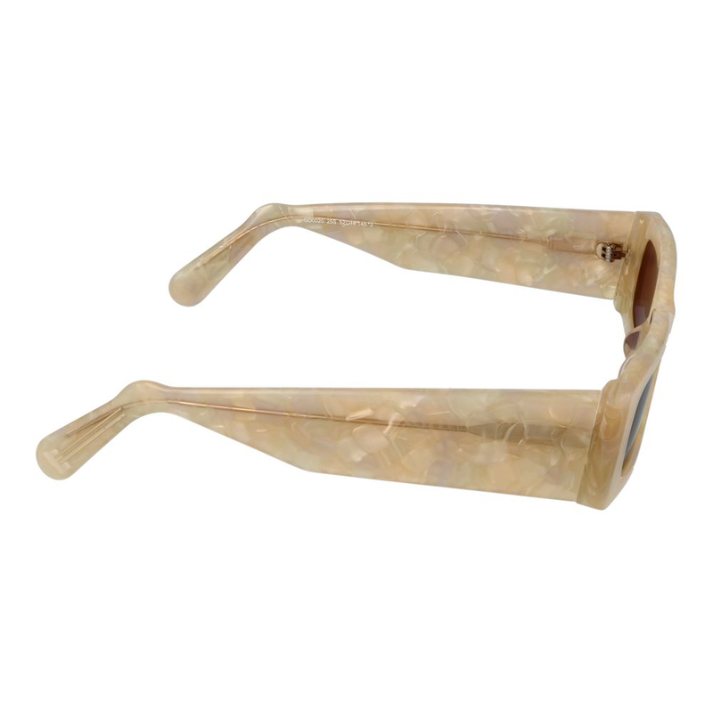 Beige plastic sunglasses-null