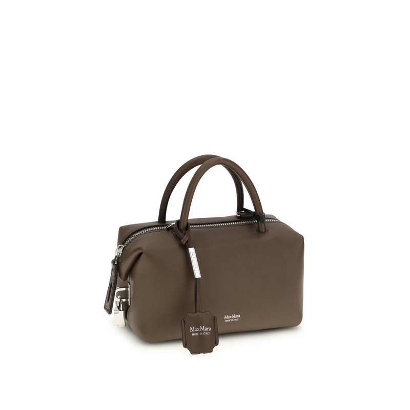 Brown calf leather bos taurus handbag-null