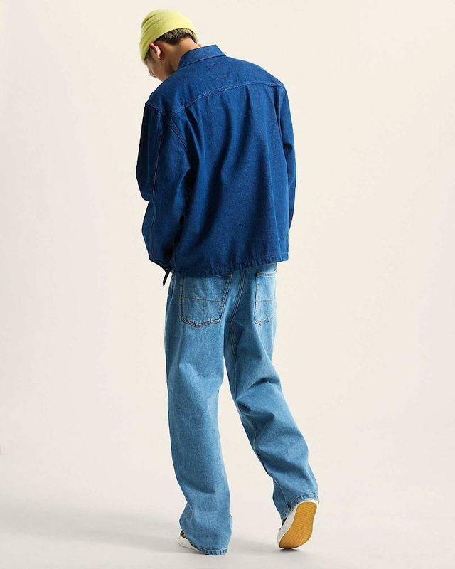 Check-5 baggy denim pant-null